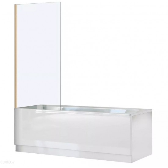 Душевая шторка Rea Elegant Gold 70 70x140 (профиль золото)