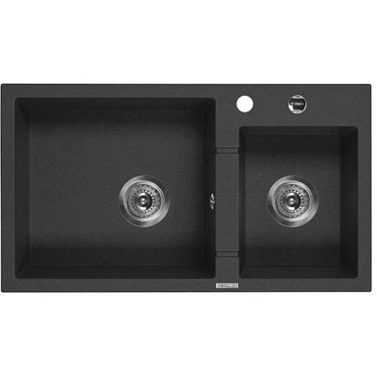 Кухонная мойка Deante Piva ZQI_2203 78x44 графитовый Кухонная мойка Deante Piva ZQI_2203 78x44 графитовый