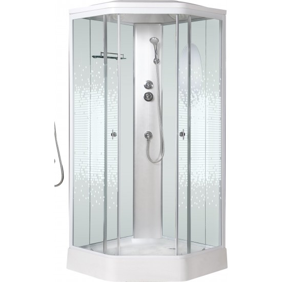 Душевая кабина Niagara Standart NG-2306-01 90x90 мозаик Душевая кабина Niagara Standart NG-2306-01 90x90 мозаик