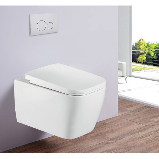 Унитаз подвесной Esbano Tiron-C W 48,5x33,5 сиденье Duroplast с микролифтом