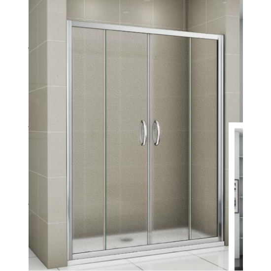 Душевая дверь GoodDoor INFINITY WTW-TD-150-G-CH 150x185 см стекло матовое 