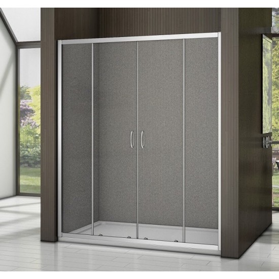 Душевая дверь GoodDoor LATTE WTW-TD-150-G-WE 150x185