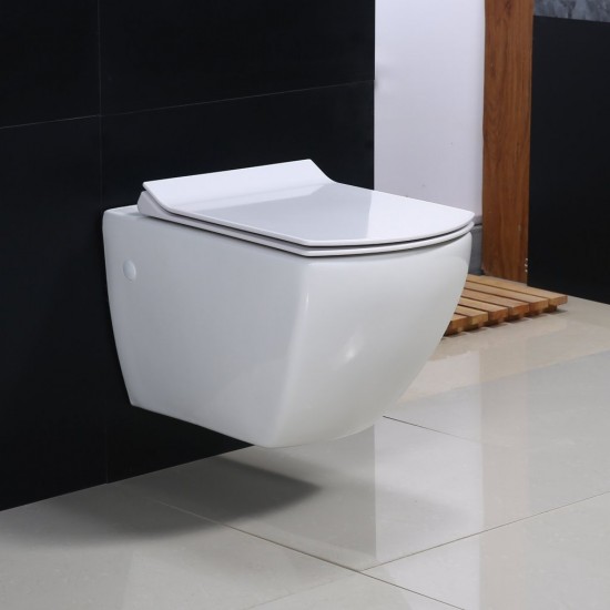 Унитаз подвесной  Belbagno Carina 36x51 BB514CHR