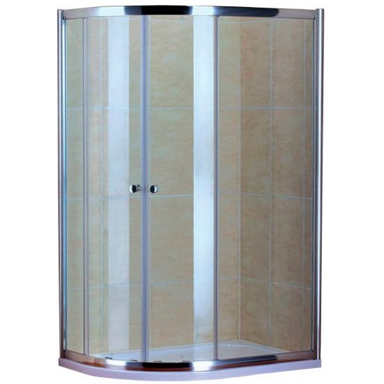 Душевой уголок Cezares Pratico-RH-2-120/80-C-Cr