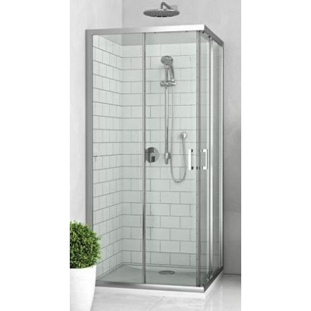 Душевой уголок Roth (Roltechnik) Lega Line LLS2 (chrome) 100x80 прозрачное