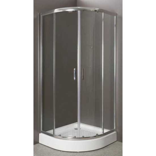 Душевой уголок Belbagno UNO-R-2-85-C-Cr 85х85 см стекло прозрачное
