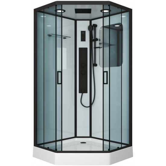 Душевая кабина Niagara Premium NG-6901-01GD BLACK 90x90 Душевая кабина Niagara Premium NG-6901-01GD BLACK 90x90