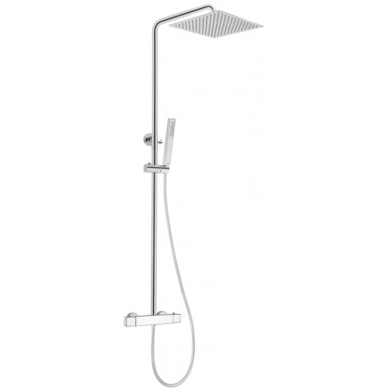 Душевая стойка Deante Cascada Azalia NAC_01ZT с термостатическим смесителем хром