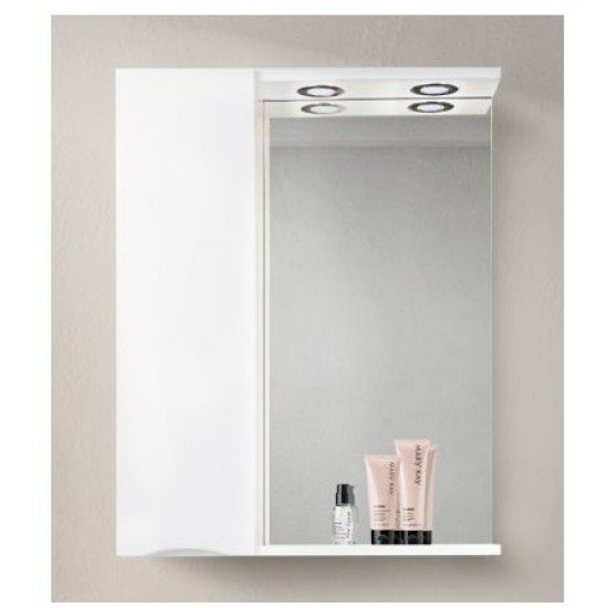 Шкаф с зеркалом Belbagno MARINO-SPC-600/750-1A-BL-P-L