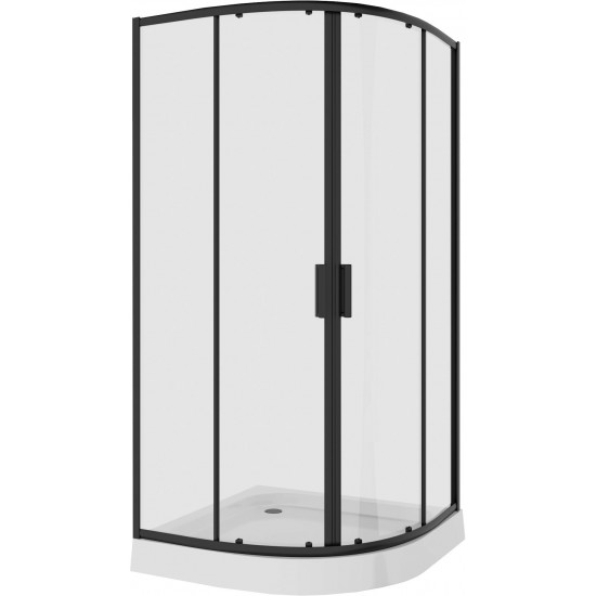 Душевой уголок Niagara Nova NG-6806-08 BLACK 90x90 без поддона прозрачное стекло Душевой уголок Niagara Nova NG-6806-08 BLACK 90x90 без поддона прозрачное стекло