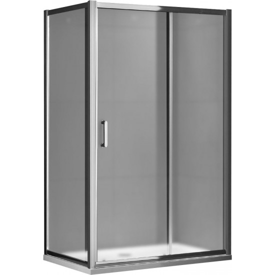 Душевой уголок Gemy Victoria S30191CM-A100M 150x100 стекла матовые, профиль хром