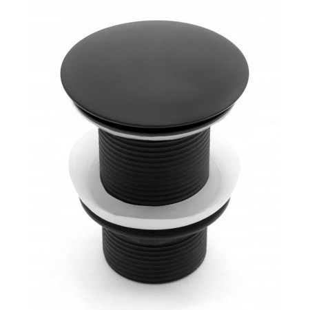 Донный клапан Rea с системой Klik-Klak черный матовый