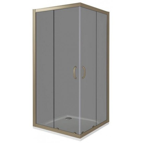 Душевой уголок GoodDoor JAZZE CR-100-B-BR 100х100