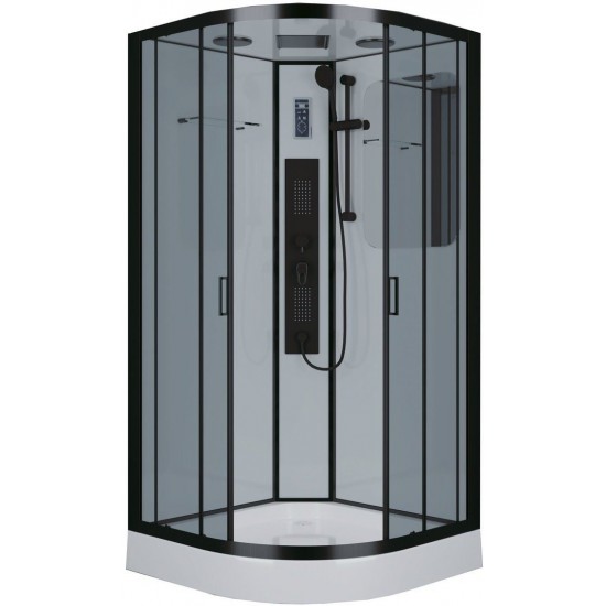 Душевая кабина Niagara Premium NG-6902-01G BLACK 100x100 Душевая кабина Niagara Premium NG-6902-01G BLACK 100x100