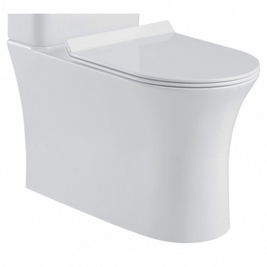 Чаша унитаза напольного безободкового Belbagno Ancona 37,5x65 BB1224CPR-P