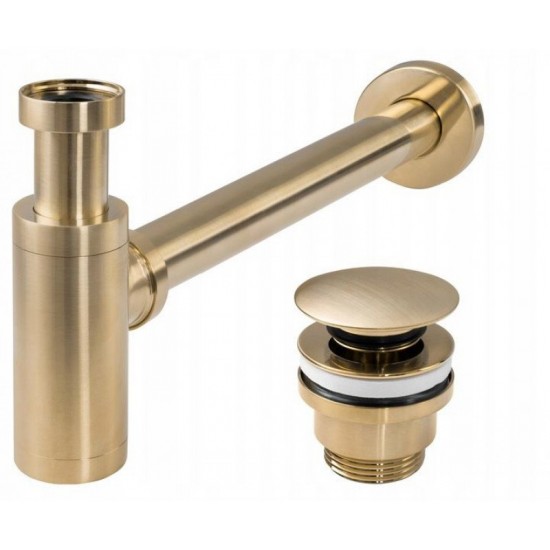 Сифон универсальный Rea Light Matt Gold REA-A8586, золото