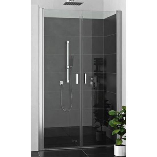 Душевая дверь Roth (Roltechnik) LEGA LIFT LINE LZCN2/100 хром/прозрачный