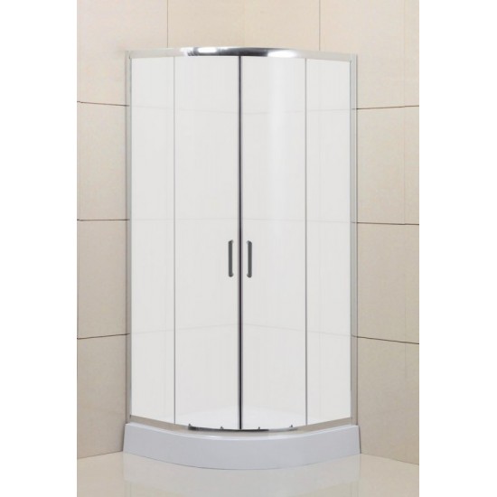 Душевой уголок Belbagno UNO-R-2-90-M-Cr 90х90 см стекло матовое
