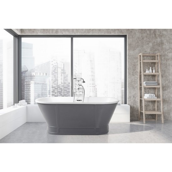 Ванна акриловая Belbagno BB35-CF36 167,6x78