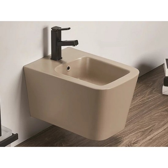 Биде подвесное Ceramalux 5370MC 36x51 капучино матовый