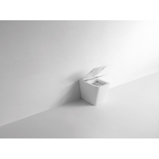 Унитаз приставной Ceramalux 3170 35x54,5 сиденье Duroplast, быстросъемное, белый глянец
