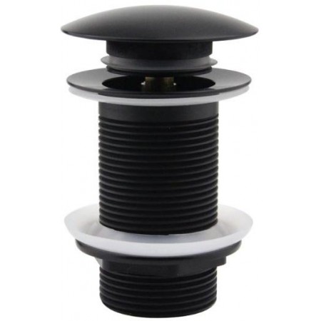 Донный клапан CeramaLux BB006B черный глянец
