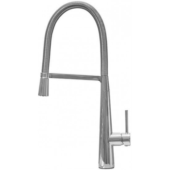 Смеситель для кухни с пружинныи изливом Ahti Kemi KM813019