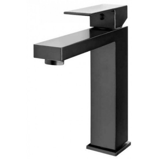 Смеситель для раковины средней высоты Ahti Hamina Black HA201101