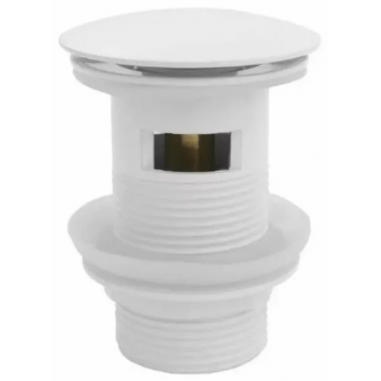 Донный клапан CeramaLux RD001GW белый глянец