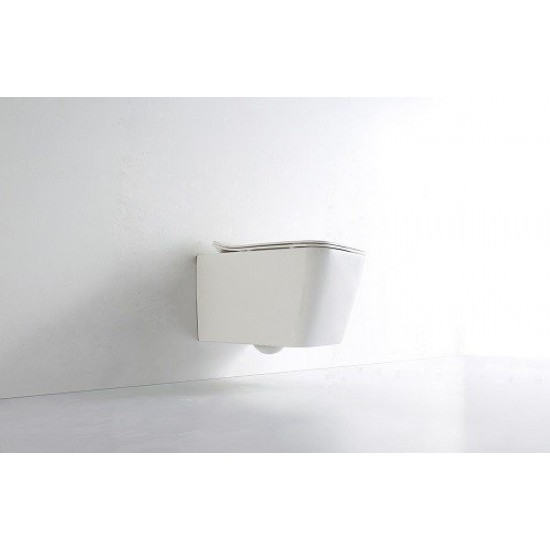 Унитаз подвесной Ceramalux 5170 34x51,5 сиденье Duroplast, быстросъемное
