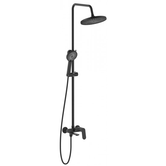 Душевая система Rea Marco black matt P8545