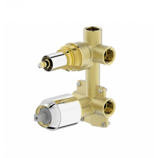 Скрытая часть смесителя для душа Bravat Prolate D982CP-B-ENG