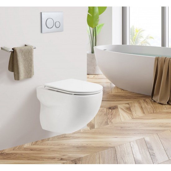 Унитаз подвесной  Belbagno ONDA BB066CHR