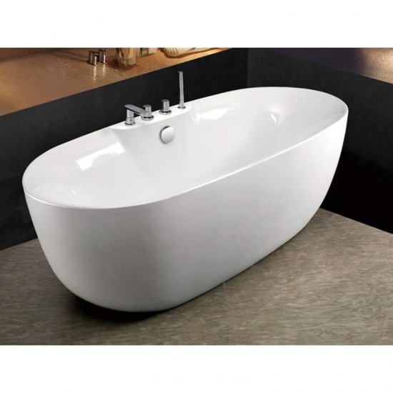 Ванна акриловая отдельностоящая Esbano Rome-SM  170x80x58 