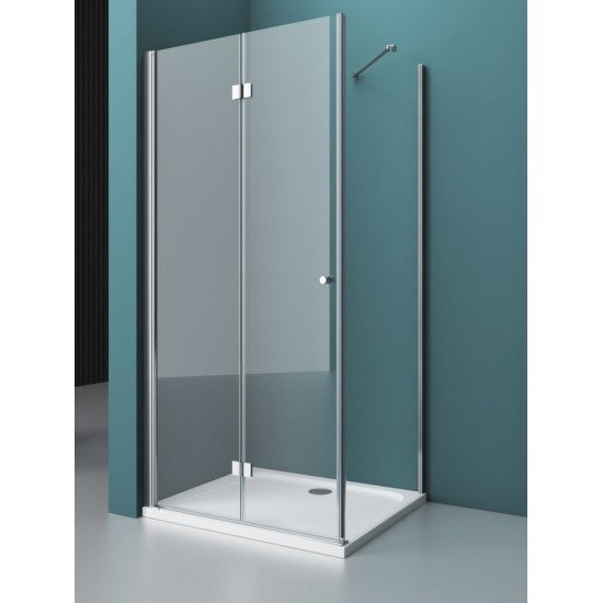 Душевой уголок Belbagno ALBANO-AS-1-80-C-Cr 80x80 стекла прозрачные 