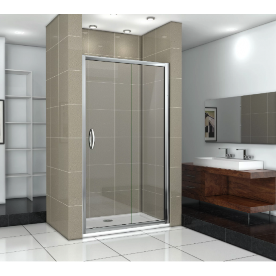 Душевая дверь GoodDoor INFINITY WTW-130-C-CH 130x185