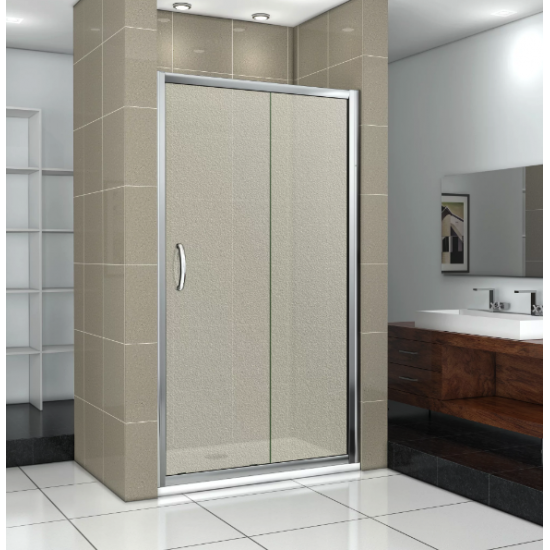 Душевая дверь GoodDoor INFINITY WTW-140-G-CH 140x185