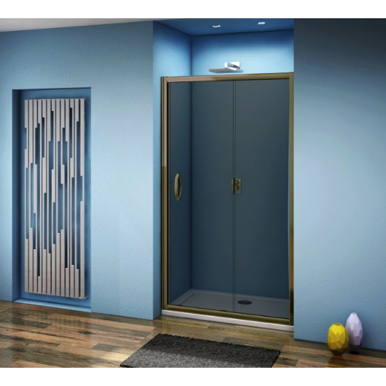 Душевая дверь GoodDoor JAZZE WTW-140-B-BR 140х185