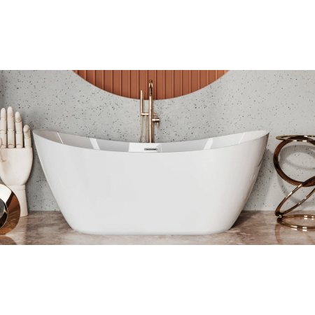 Ванна акриловая Polimat ABI 180x80 отдельностоящая, белый