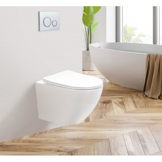 Унитаз подвесной  Belbagno SFERA-R BB046CHR