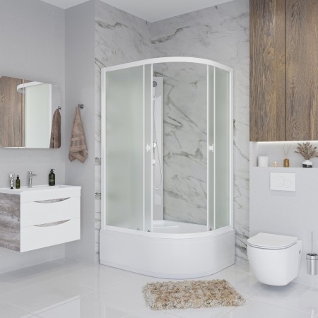 Душевая кабина Niagara Promo P100/80/40L/MT/BK 100x80 см без крыши Душевая кабина Niagara Promo P100/80/40L/MT/BK 100x80 см без крыши