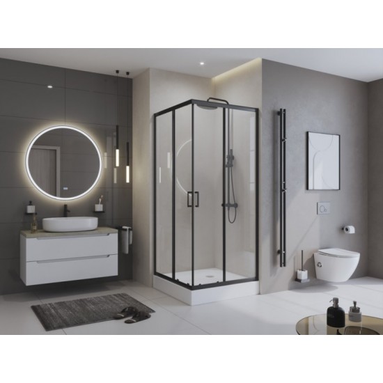 Душевой уголок Belbagno UNO-195-A-2-90-C-Cr 90х90 см стекла прозрачные