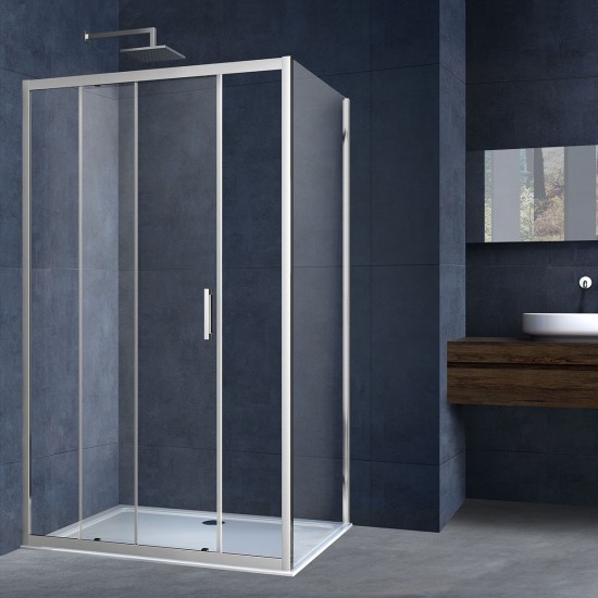 Душевой уголок Vincea Alpha VSR-3AL8010CL 100х80 см Душевой уголок Vincea Alpha VSR-3AL8010CL 100х80 см