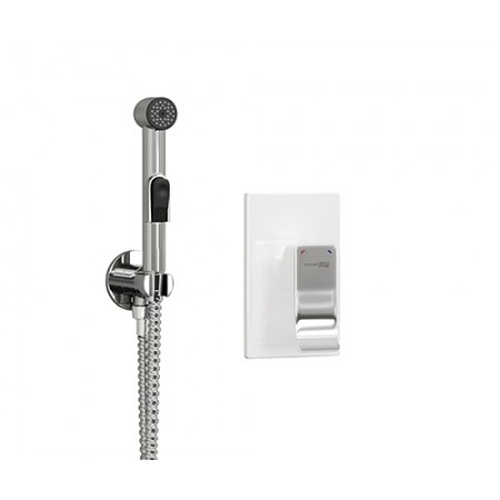 Wasserkraft A010657WHITE Встраиваемый комплект для биде со шлангом 120 см