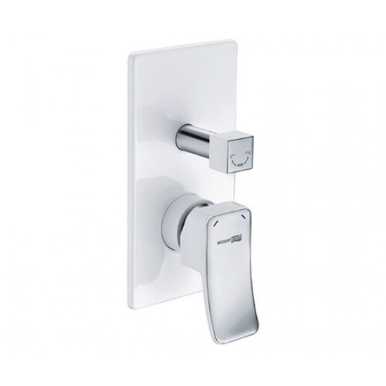 Wasserkraft Aller 10641WHITE Смеситель для ванны и душа