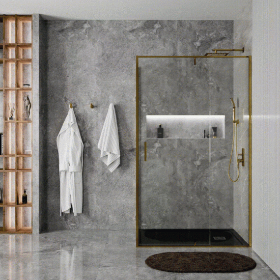 Душевой уголок Wasserkraft Aisch 55P07 120х90 см