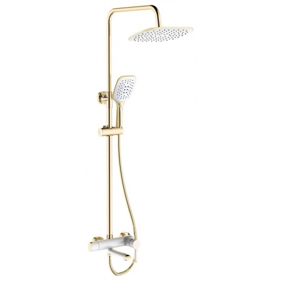 Душевая система Rea Melia white gold P2406