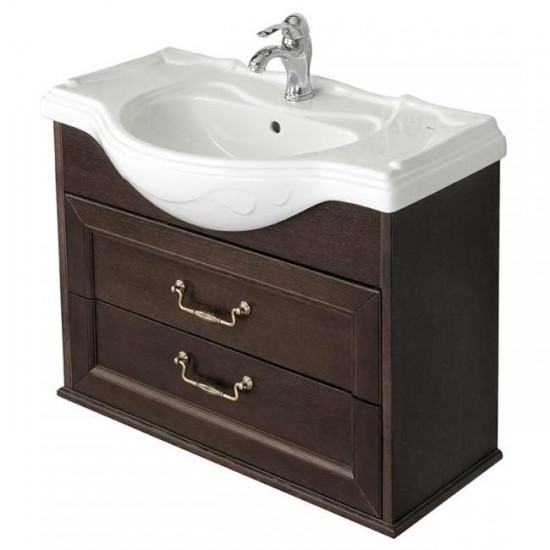 Тумба под умывальник Roca America Evolution W 105 см ZRU9302962 дуб тёмный 